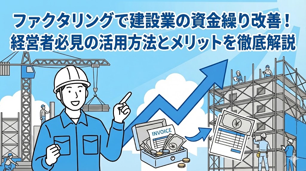 ファクタリングで建設業の資金繰り改善！経営者必見の活用方法とメリットを徹底解説