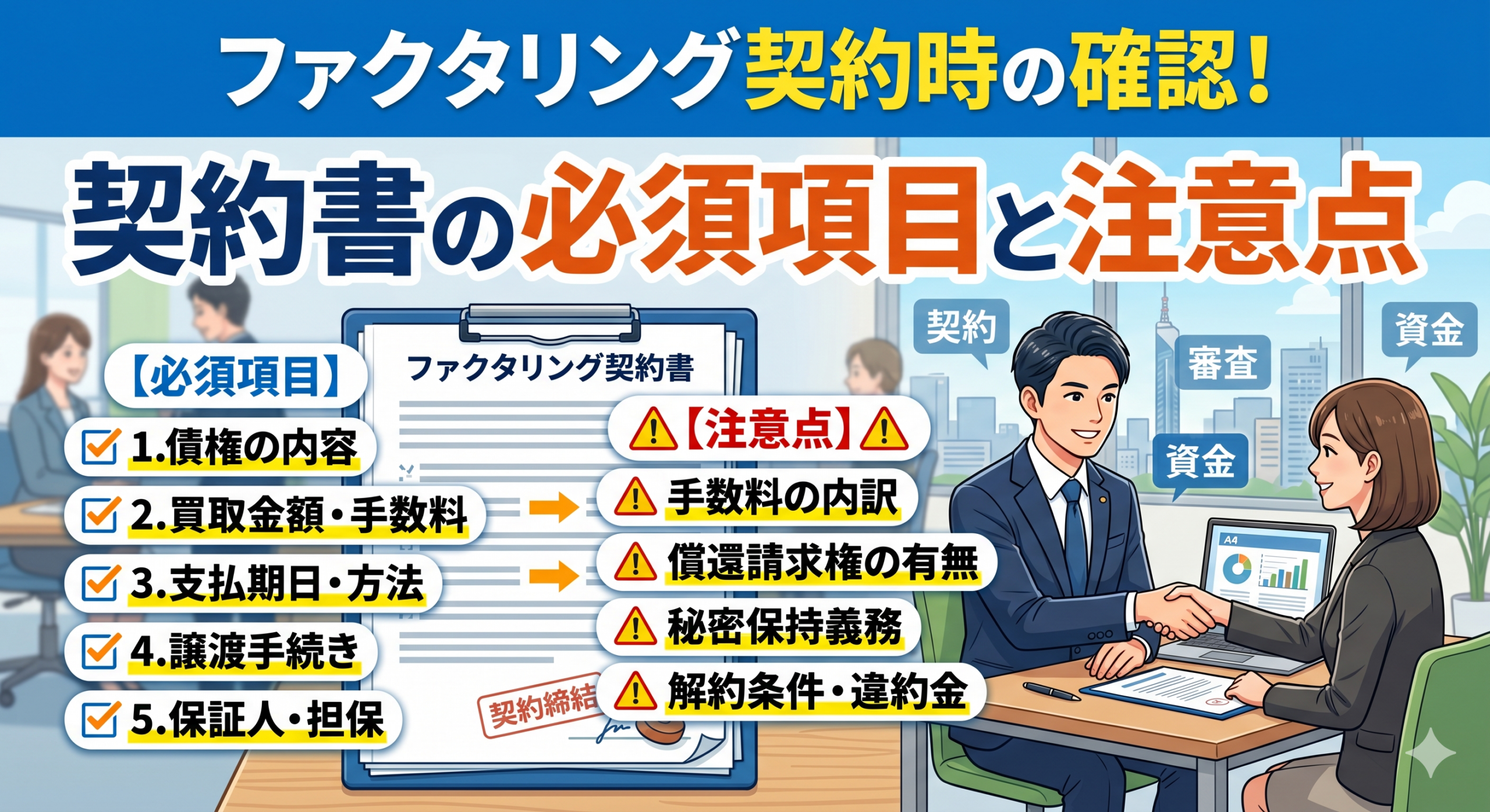 factoring-contract-checklist